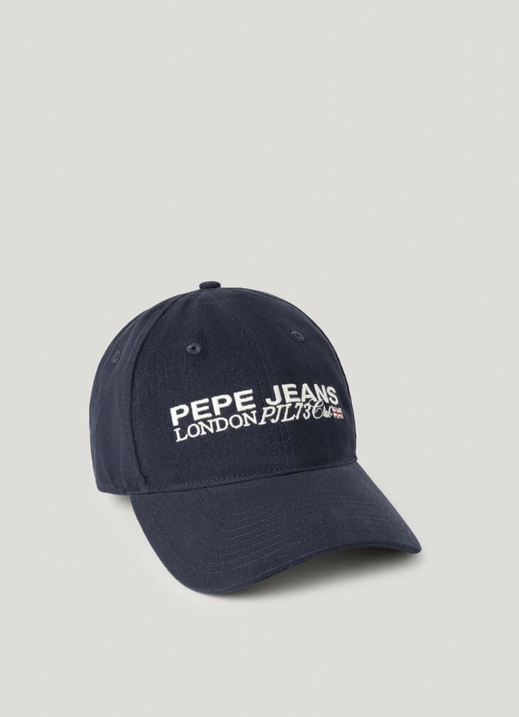 Pepe Jeans twill cap with embroidered logo