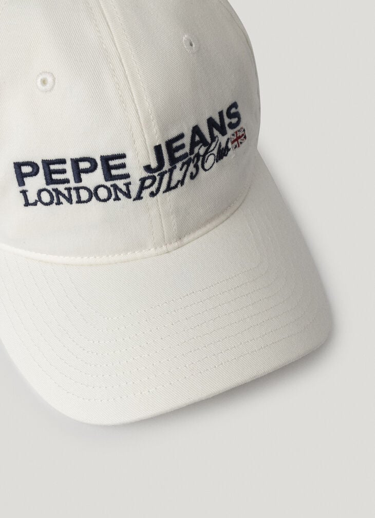 Pepe Jeans Twill Cap With Embroidered Logo