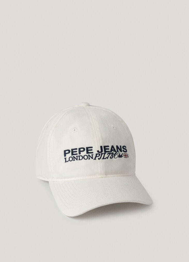 Pepe Jeans twill cap with embroidered logo