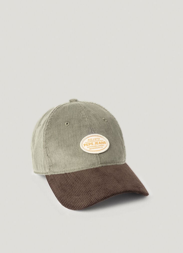 Pepe Jeans two-tone corduroy cap