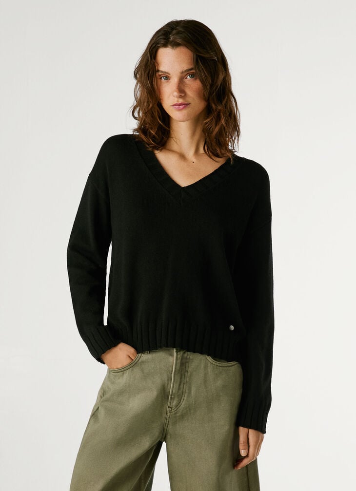 Pepe Jeans V-neck Knit Jumper