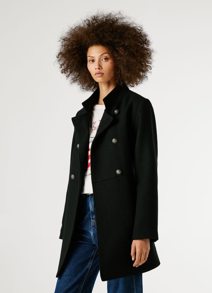 Pepe Jeans Wool Coat