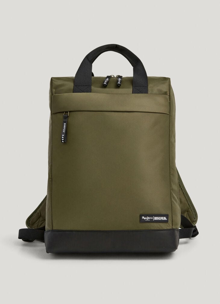 Pepe Jeans zip closure laptop rucksack