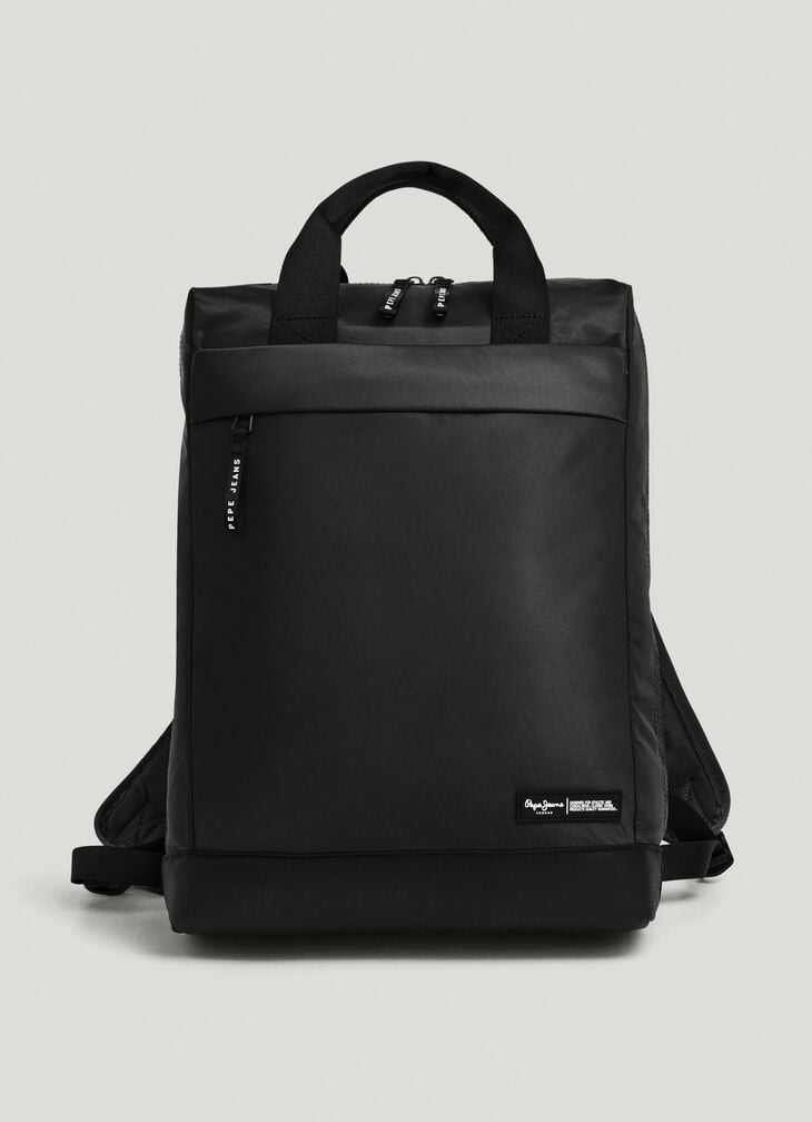 Pepe Jeans zip closure laptop rucksack