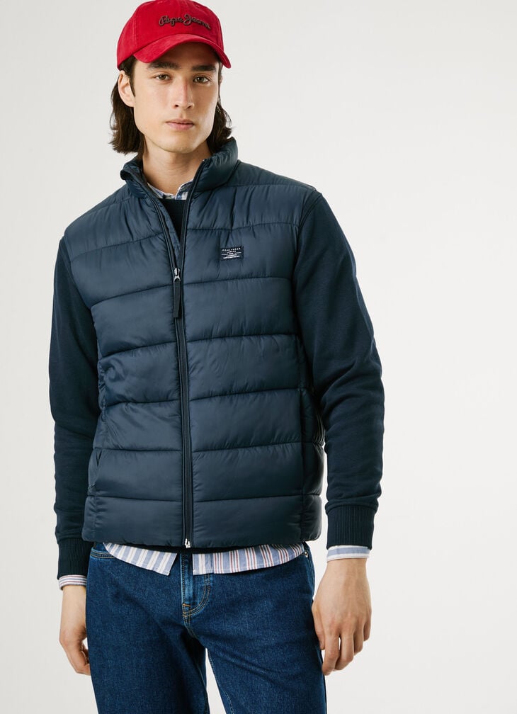 Pepe Jeans zip closure padded gilet