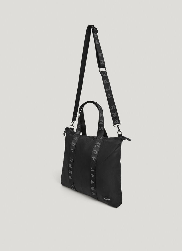 Pepe Jeans Zip Closure Tote Bag