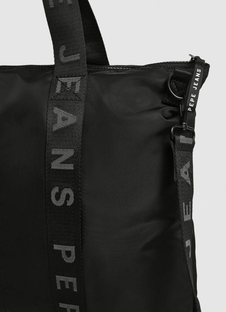 Pepe Jeans Zip Closure Tote Bag