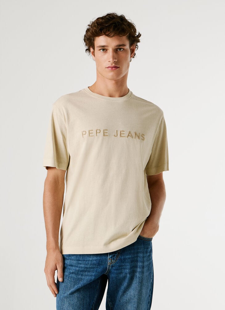 Pepe Jeans Regular Fit T-shirt With Embroidered Logo