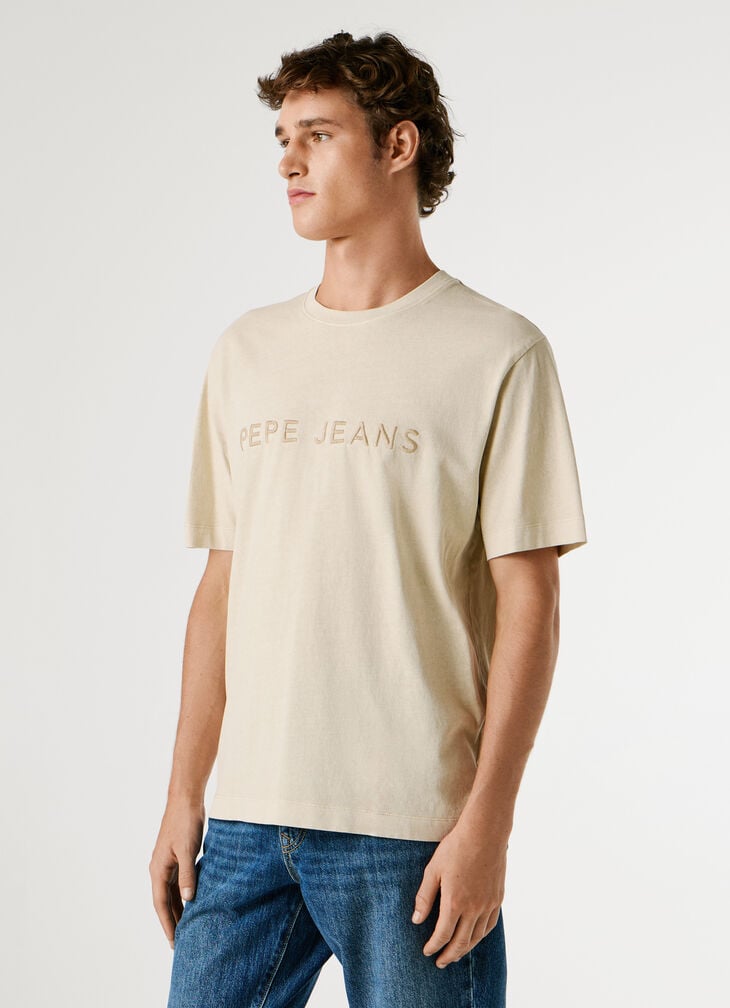 Pepe Jeans Regular Fit T-shirt With Embroidered Logo