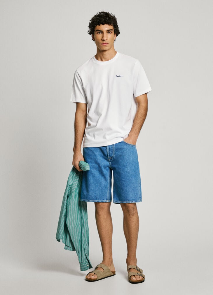 Pepe Jeans Regular Fit T-shirt With Embroidered Logo