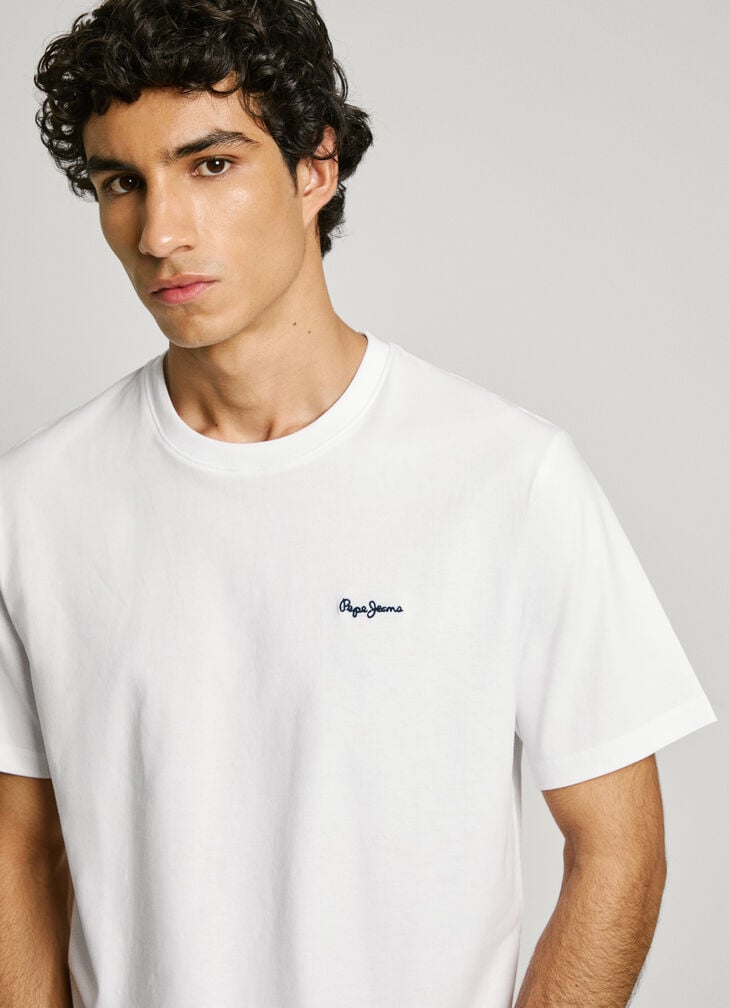 Pepe Jeans Regular Fit T-shirt With Embroidered Logo