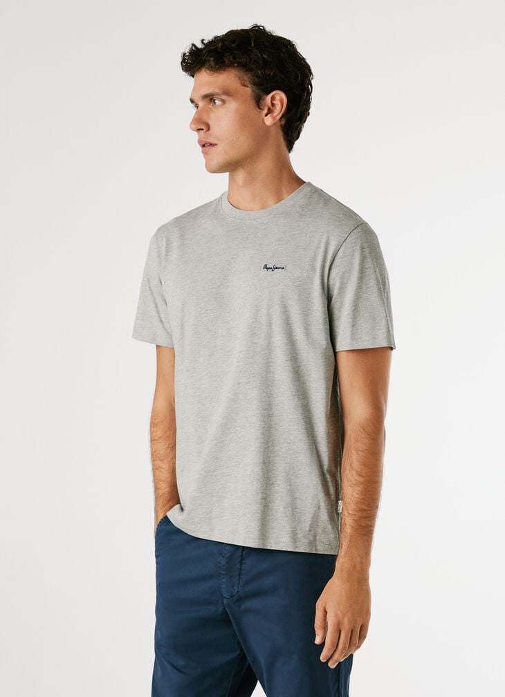 Pepe Jeans Regular Fit T-shirt With Embroidered Logo