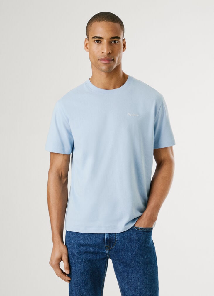 Pepe Jeans Regular Fit T-shirt With Embroidered Logo