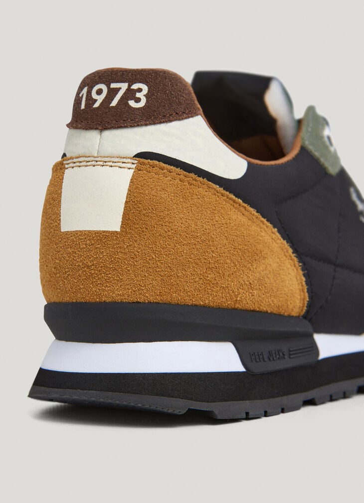 Pepe Jeans Running Trainers With Suede Details- Brit