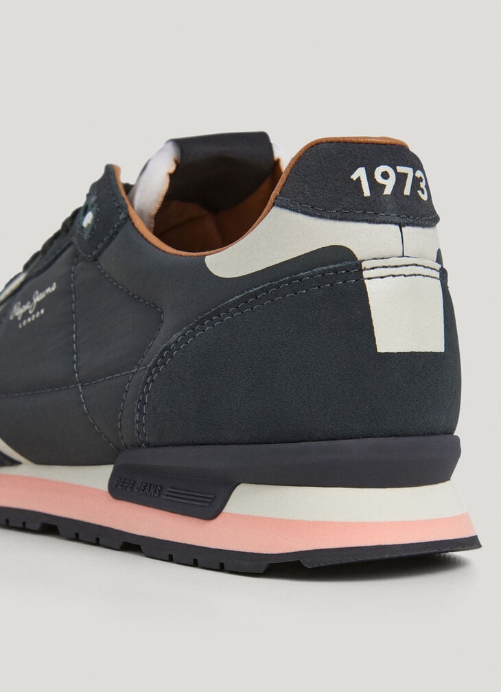 Pepe Jeans Running Trainers With Suede Details- Brit