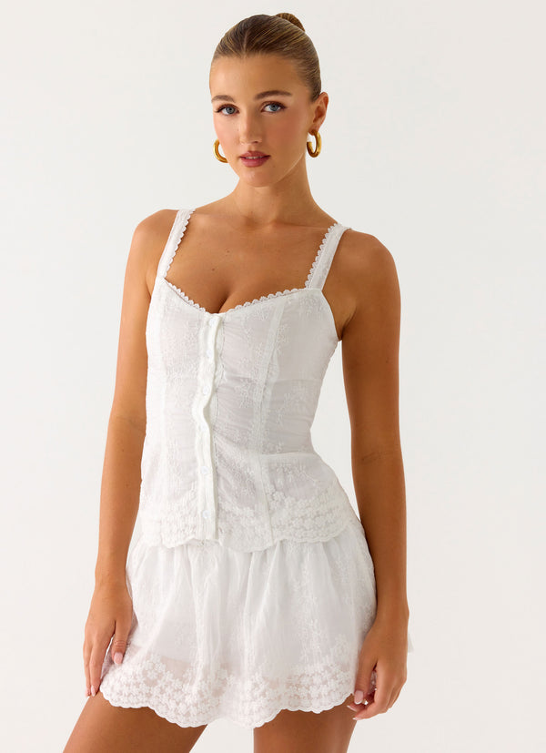 peppermayo Peppermayo Exclusive - Addictive Top - White