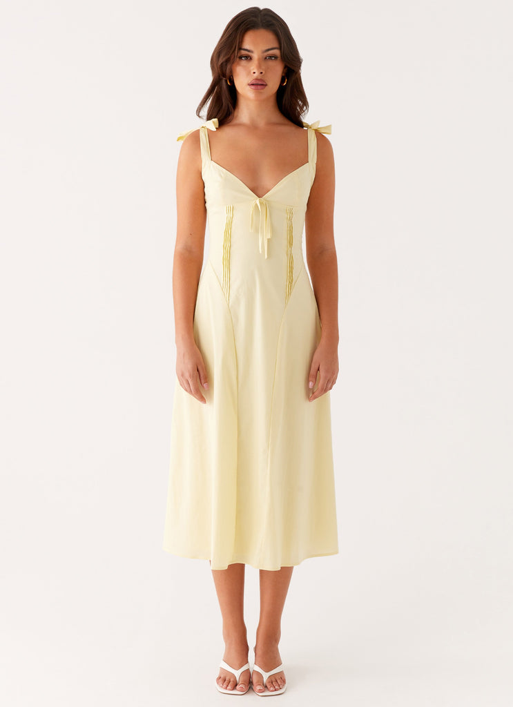 Peppermayo Peppermayo Exclusive - Adela Midi Dress - Yellow