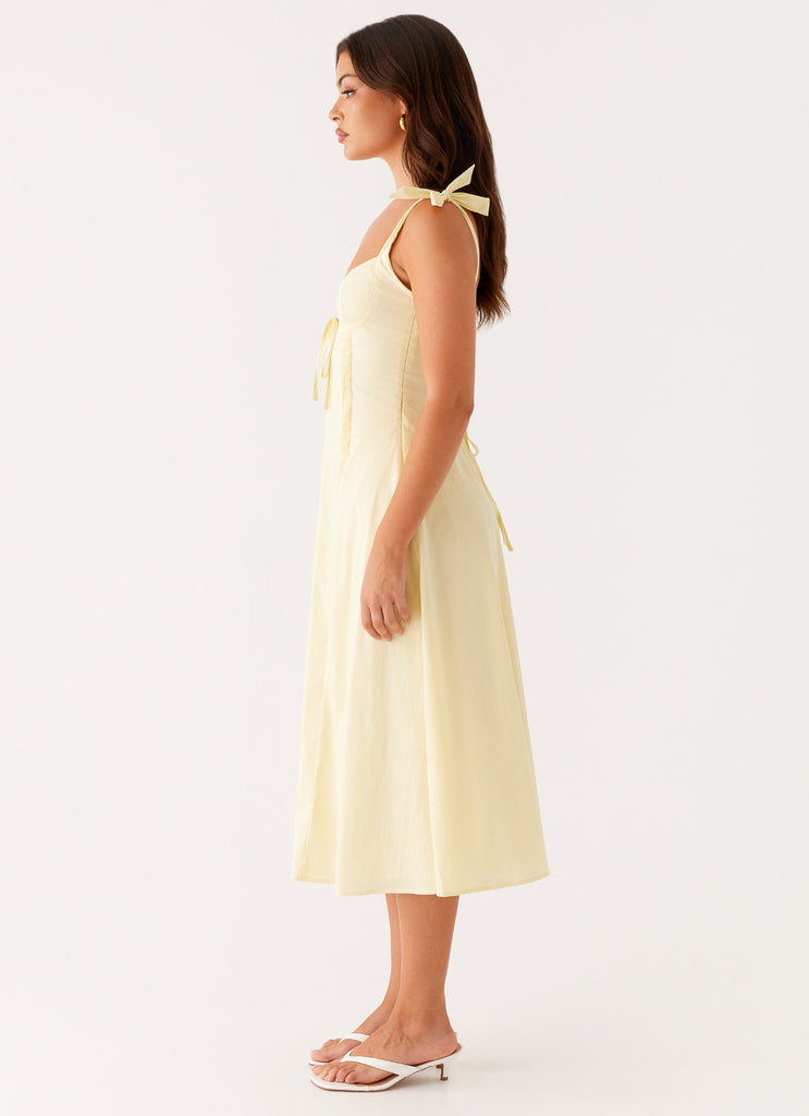 Peppermayo Peppermayo Exclusive - Adela Midi Dress - Yellow