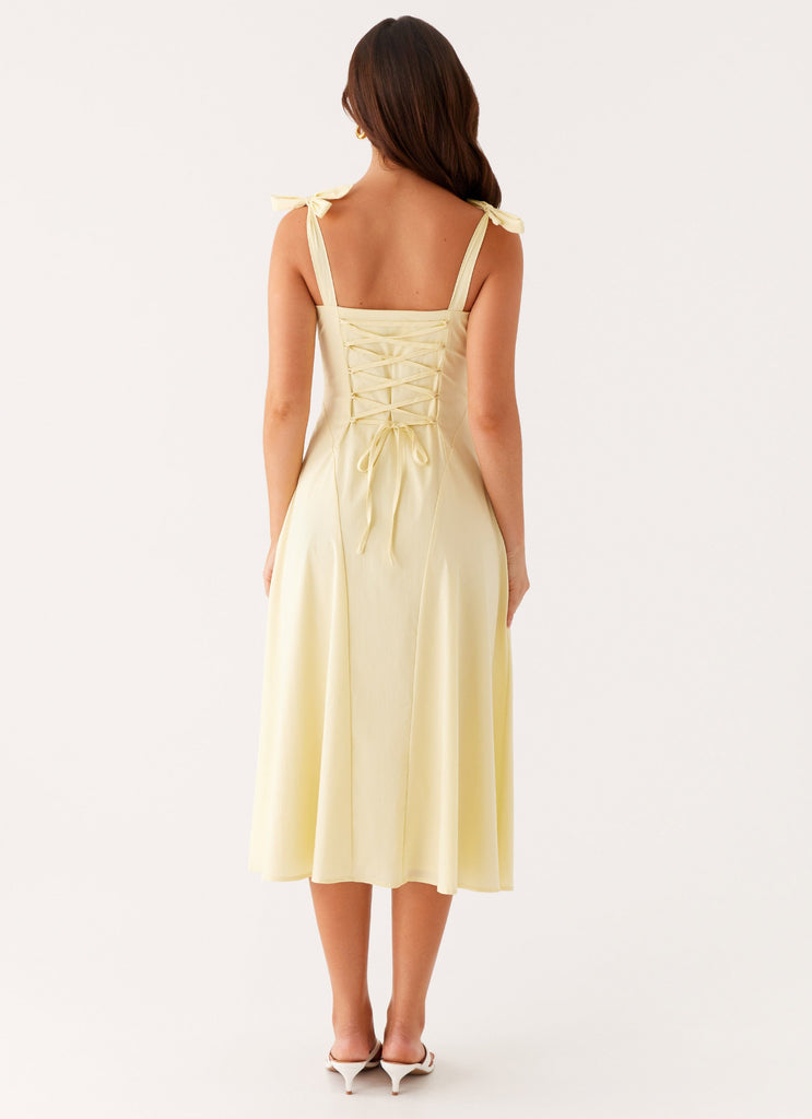 Peppermayo Peppermayo Exclusive - Adela Midi Dress - Yellow