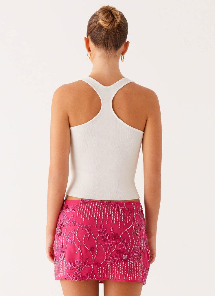 Peppermayo Peppermayo Exclusive - Adored By You Mini Skirt - Fuchsia