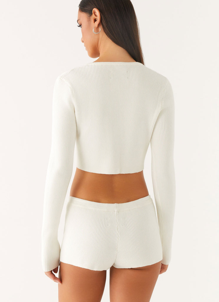 Peppermayo Peppermayo Exclusive - Adria Mini Shorts - Ivory