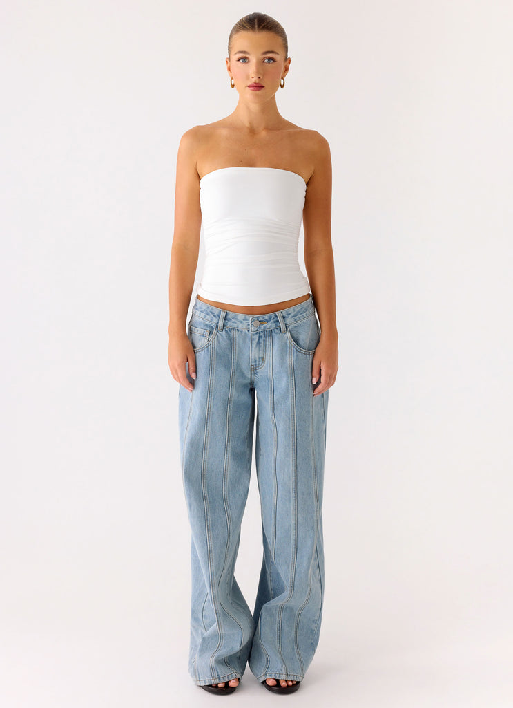 Peppermayo Peppermayo Exclusive - Adrienna Strapless Top - White