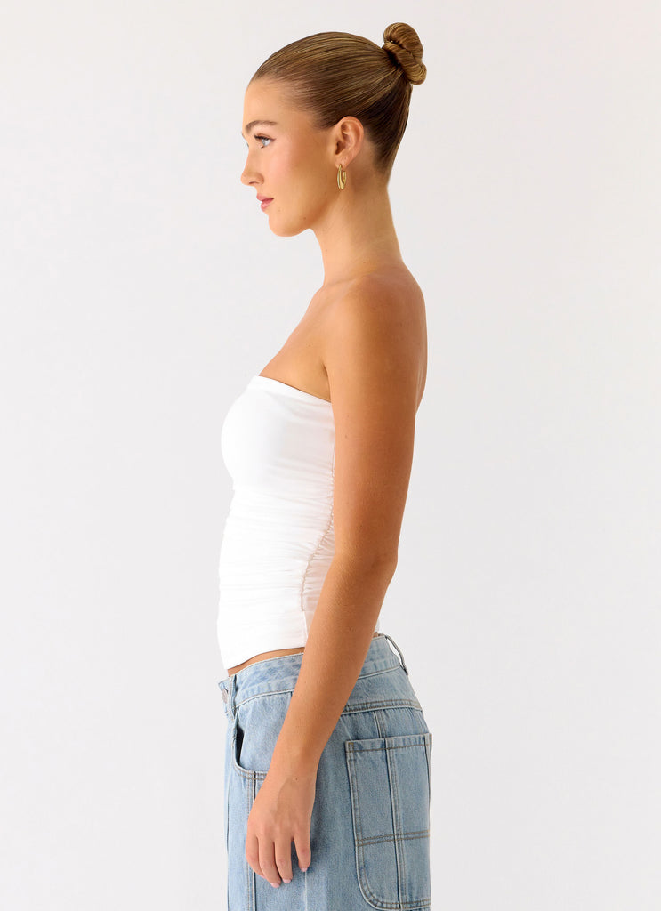 Peppermayo Peppermayo Exclusive - Adrienna Strapless Top - White