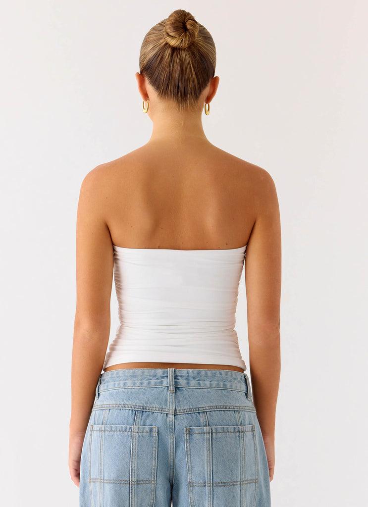 Peppermayo Peppermayo Exclusive - Adrienna Strapless Top - White