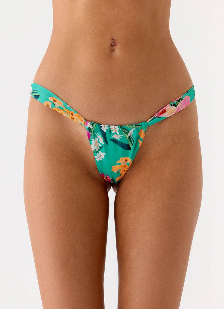 Peppermayo Peppermayo Exclusive - Airlie Scrunch Bikini Bottoms - Jungle Bloom