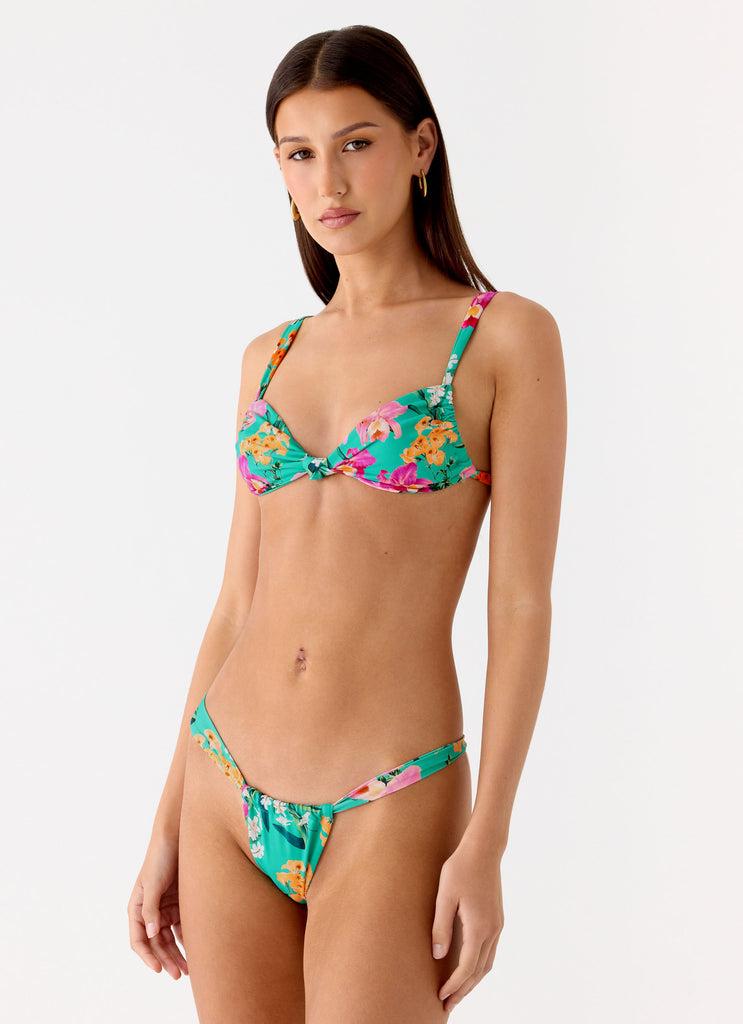 Peppermayo Peppermayo Exclusive - Airlie Scrunch Bikini Bottoms - Jungle Bloom