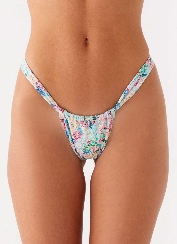 Peppermayo Peppermayo Exclusive - Airlie Scrunch Bikini Bottoms - Santorini Floral