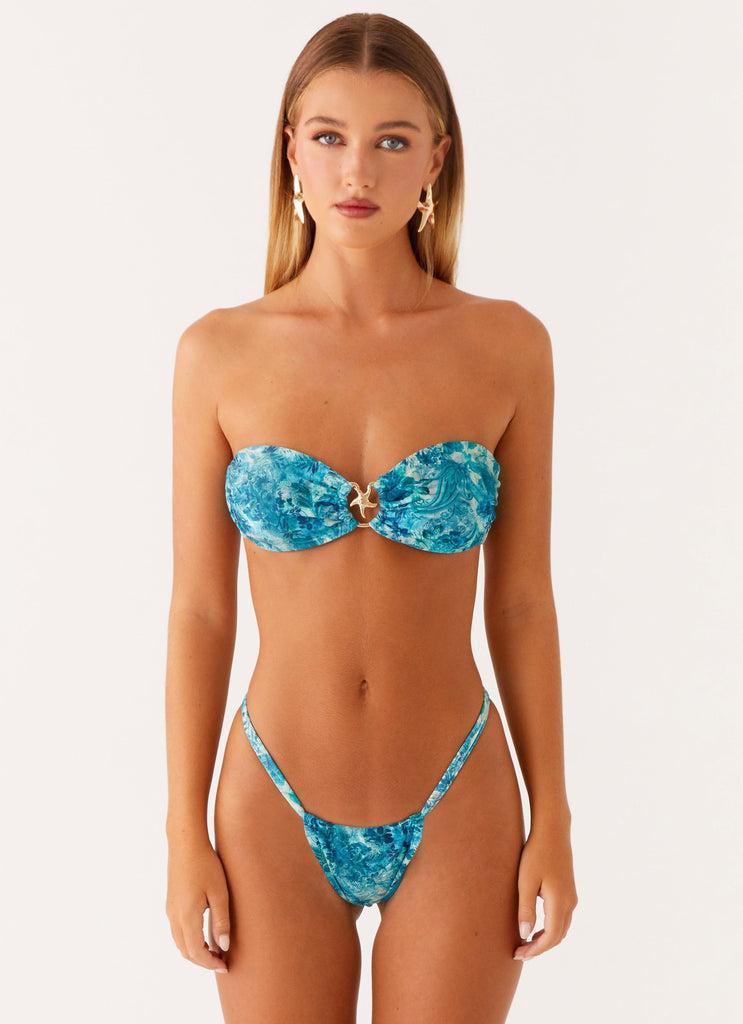 Peppermayo Peppermayo Exclusive - Airlie Scrunch Bikini Bottoms - Teal