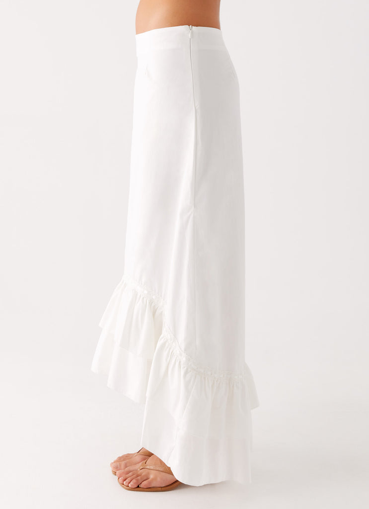 Peppermayo Peppermayo Exclusive - Alessandra Maxi Skirt - White