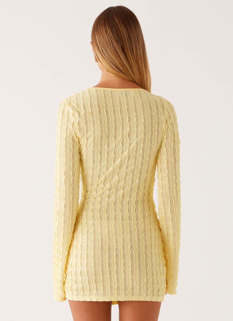 Peppermayo Peppermayo Exclusive - Alfie Mini Dress - Pastel Yellow
