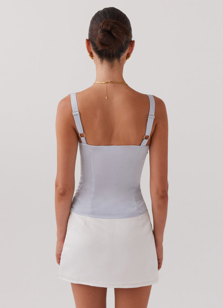 Peppermayo Peppermayo Exclusive - Alissa Bustier Top - Arctic Blue