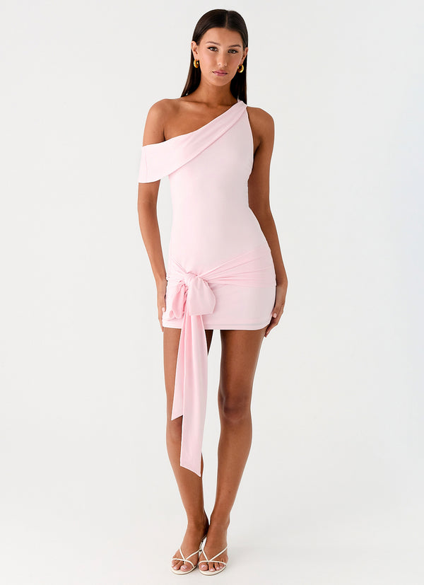 peppermayo Peppermayo Exclusive - All Day Mini Dress - Baby Pink