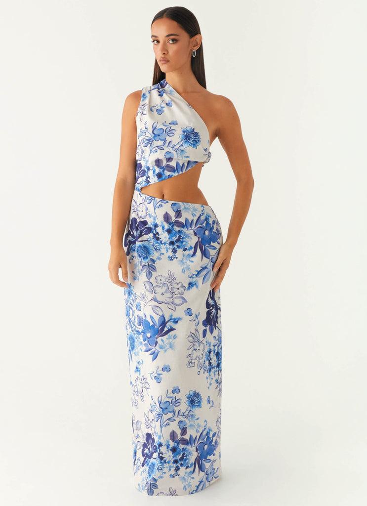 Peppermayo Peppermayo Exclusive - All Summer Long Maxi Dress - Serene Sky Floral