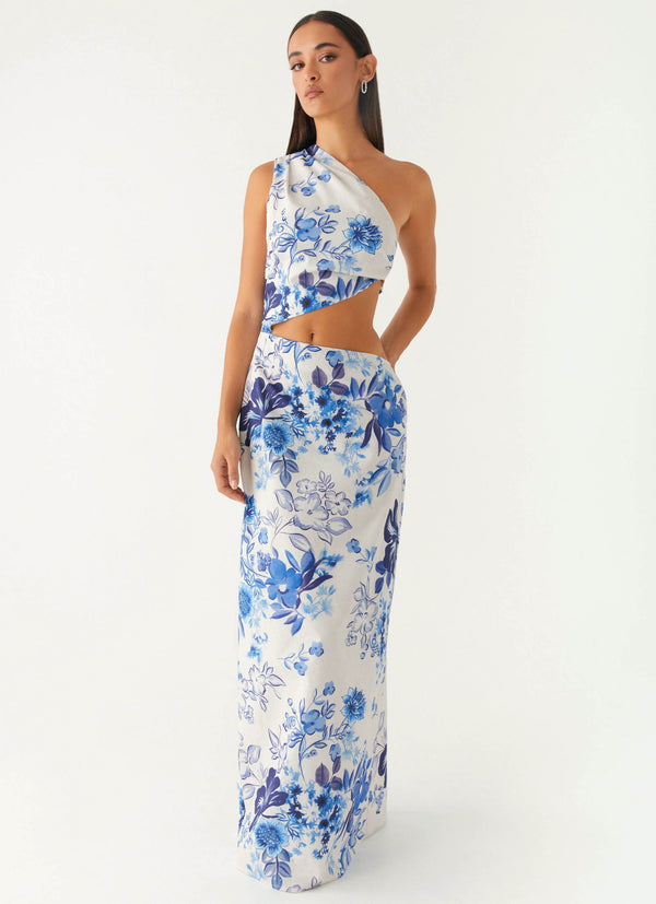 peppermayo Peppermayo Exclusive - All Summer Long Maxi Dress - Serene Sky Floral