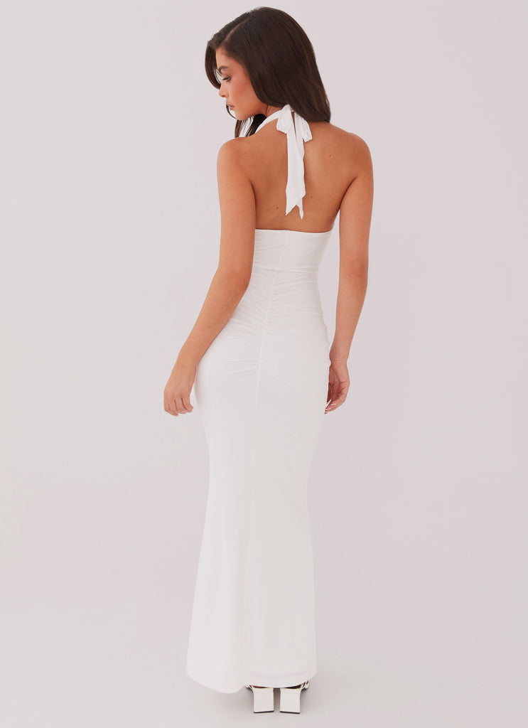 Peppermayo Peppermayo Exclusive - Allanna Frill Maxi Dress - White
