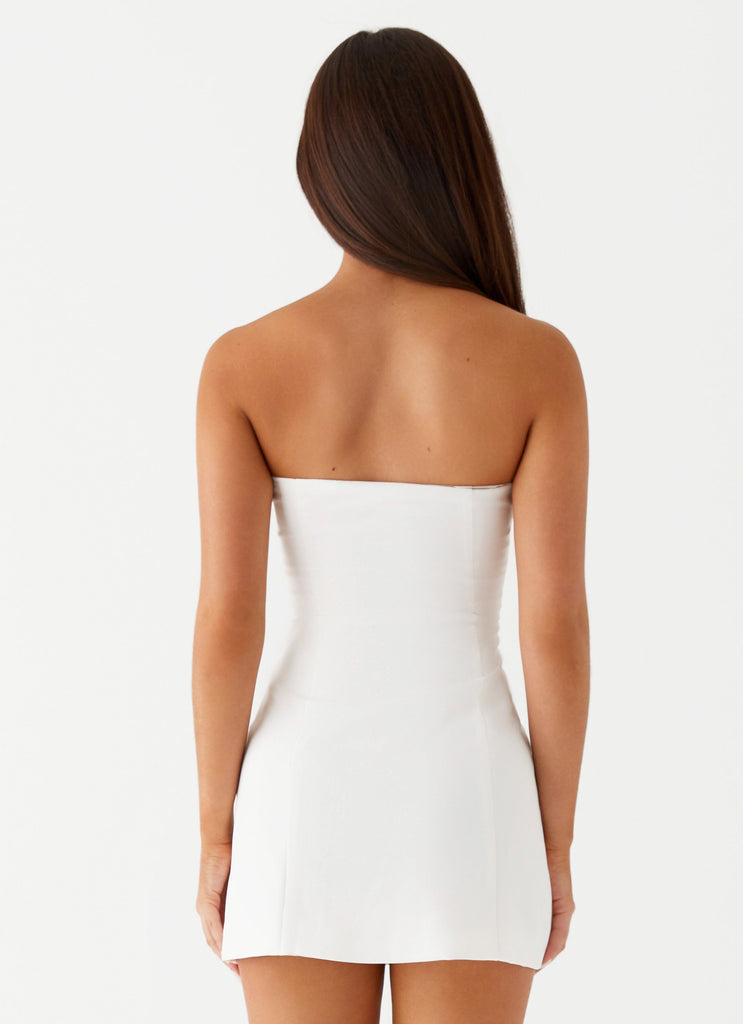 Peppermayo Peppermayo Exclusive - Allora Strapless Mini Dress - White