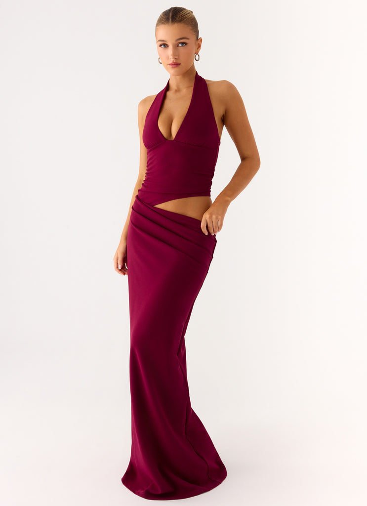 Peppermayo Peppermayo Exclusive - Almost Love Maxi Dress - Plum