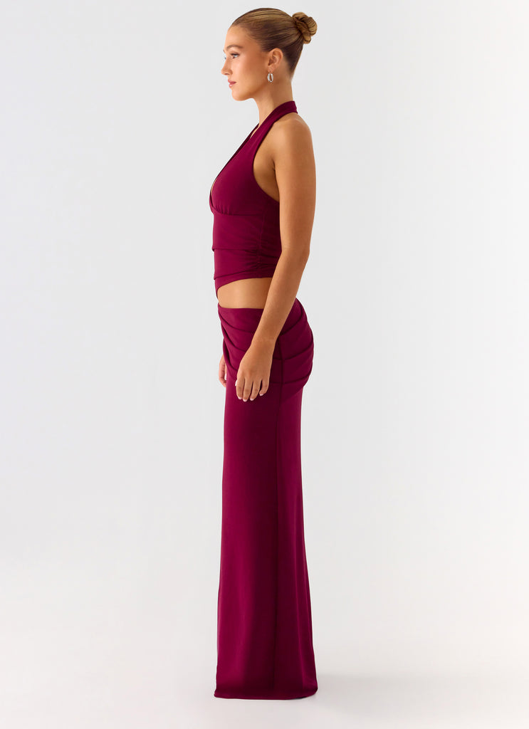 Peppermayo Peppermayo Exclusive - Almost Love Maxi Dress - Plum