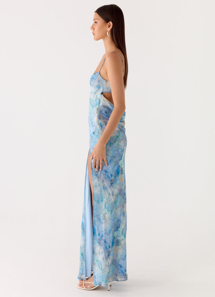 Peppermayo Peppermayo Exclusive - Alouette Maxi Dress - Aqua Paisley