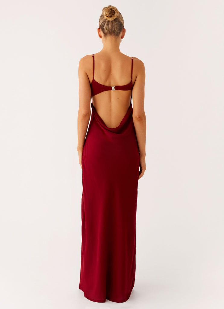 Peppermayo Peppermayo Exclusive - Alouette Maxi Dress - Burgundy