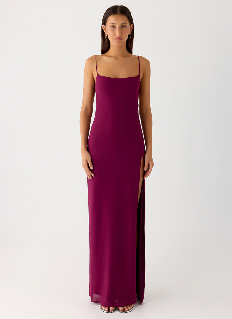 Peppermayo Peppermayo Exclusive - Alouette Maxi Dress - Plum
