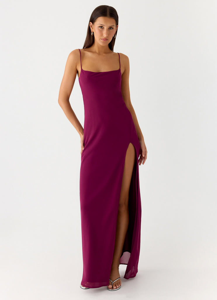 Peppermayo Peppermayo Exclusive - Alouette Maxi Dress - Plum
