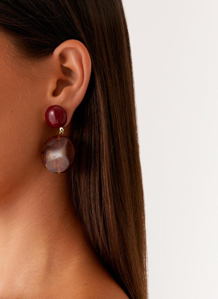 Peppermayo Peppermayo Exclusive - Alton Earrings - Tort