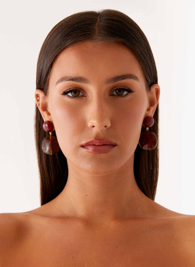 Peppermayo Peppermayo Exclusive - Alton Earrings - Tort