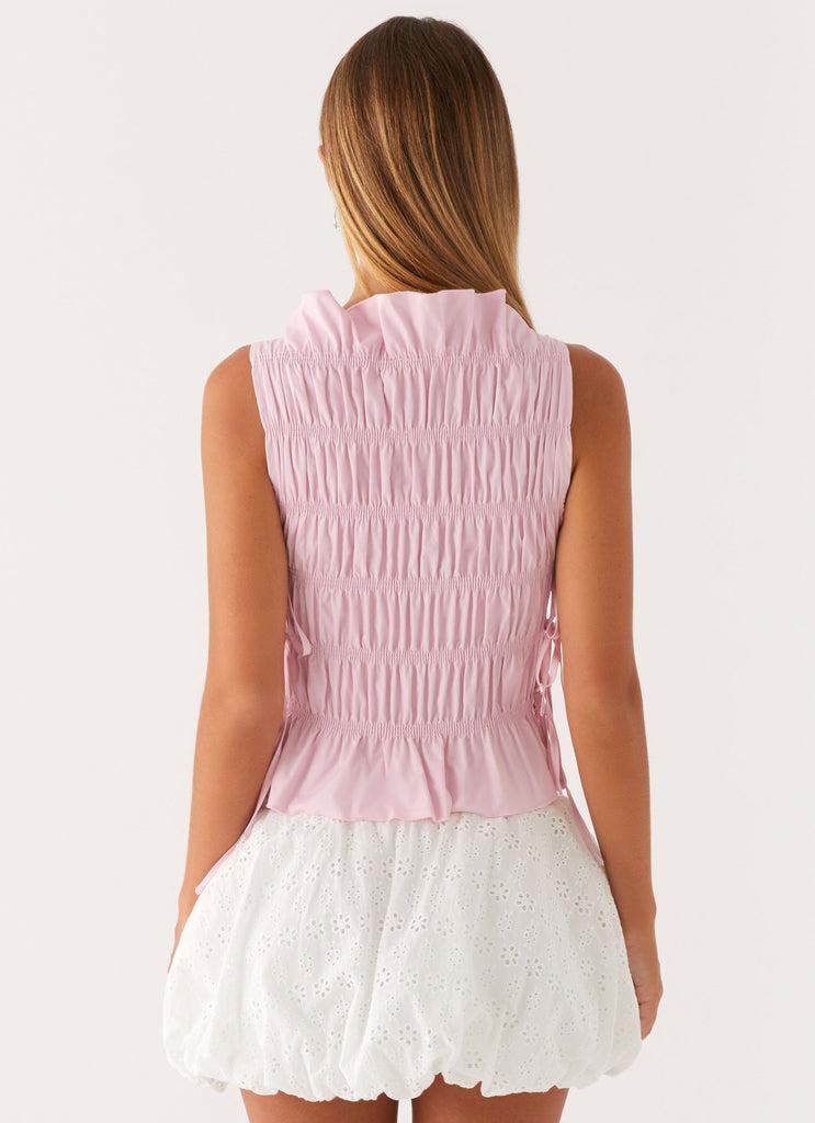 Peppermayo Peppermayo Exclusive - Alysa Shirred Top - Pink