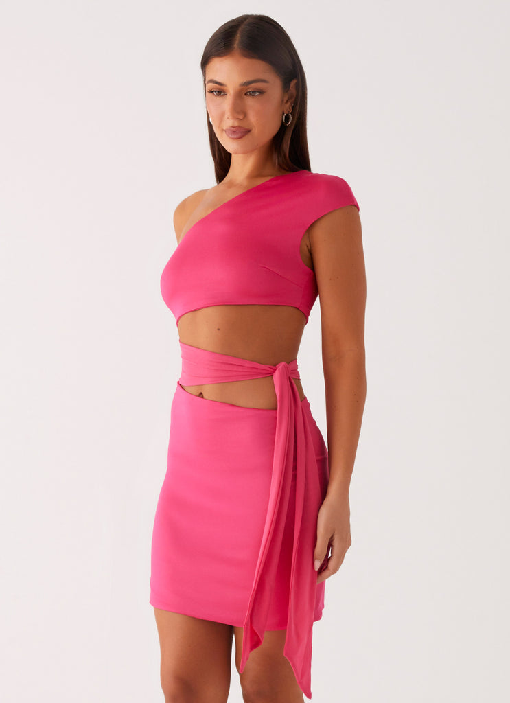 Peppermayo Peppermayo Exclusive - Amara Mini Dress - Hot Pink